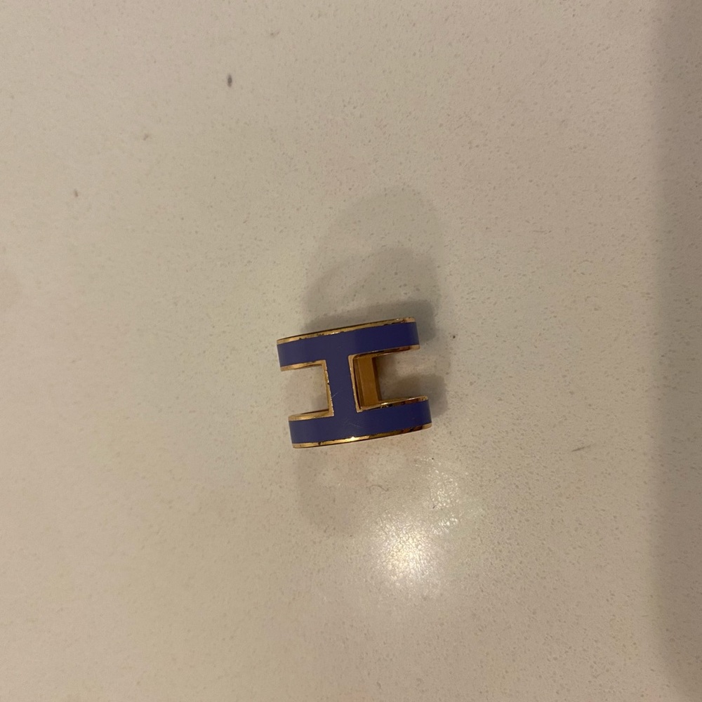 Hermès H necklace charm (no chain)